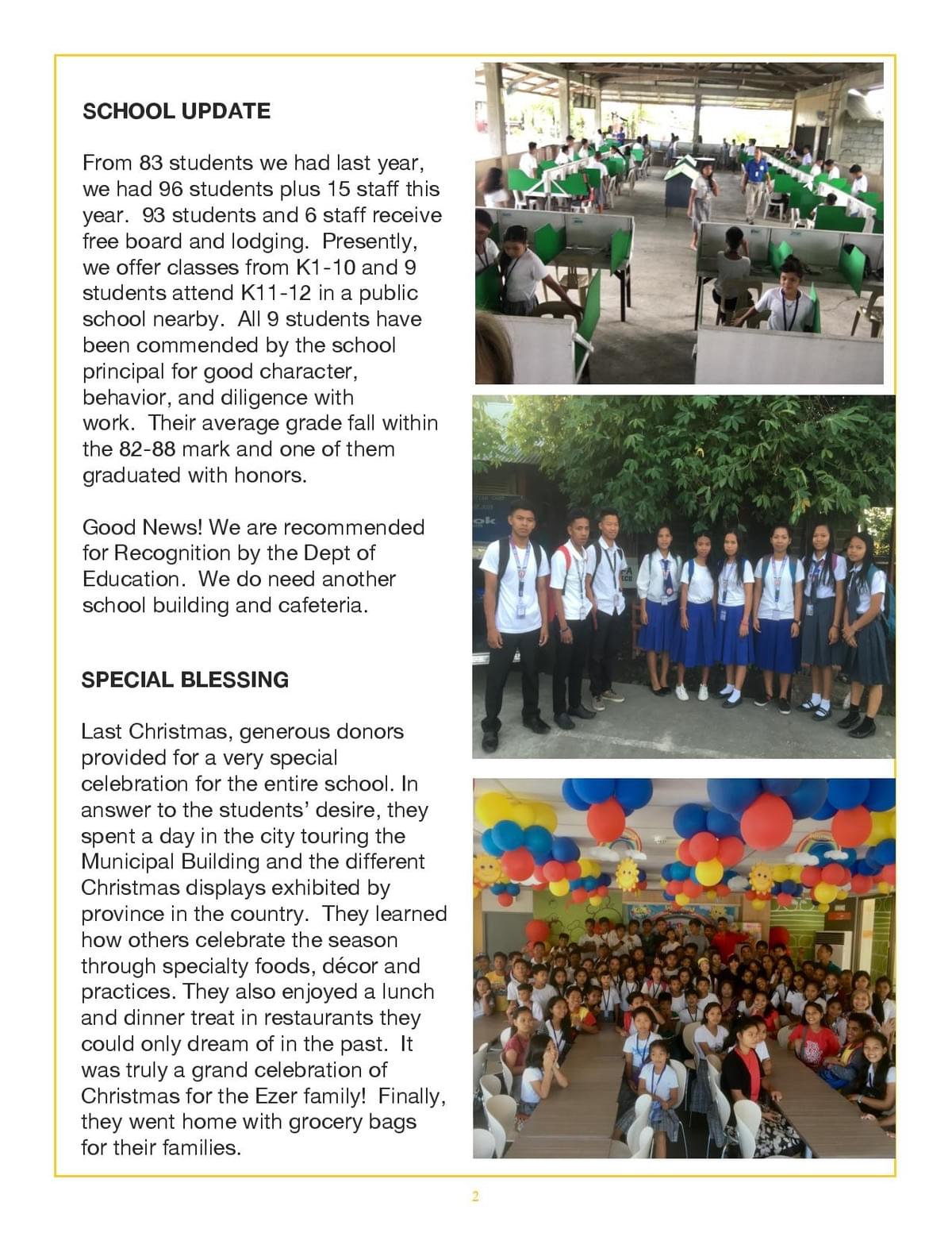 Photo from the ESNI 2018–2019 newsletter